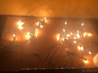 Vánoční osvětlení sada č. 1.- 2x světla řetaz + 1x hvězda - 6