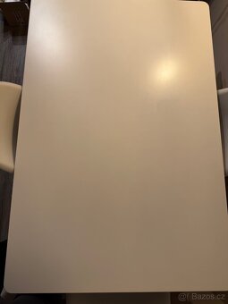 Set jídelního nábytku stůl Catini TABERG + 4ks židle bílá - 6