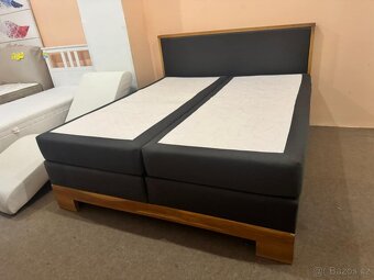 Luxusní boxspring postel EWARTON 70 cm vysoká s matracemi +T - 6