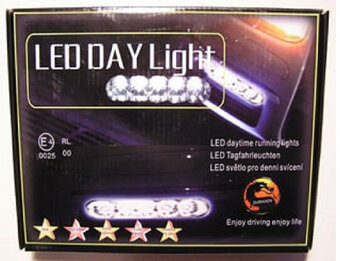 Světla pro denní svícení DRL-2x5 LED.12/24V. - 6