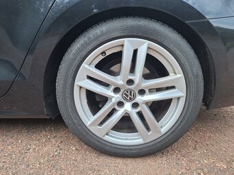 Alu orig. Audi 17" 5x112 + letní pneu 5-6,5mm - 6