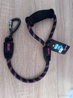 Vodítko Active Dog Sport, vel. L, černo-růžová - 6