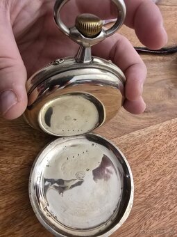 Obří kapesní hodinky s kalendářem a lunárními fázemi - 6