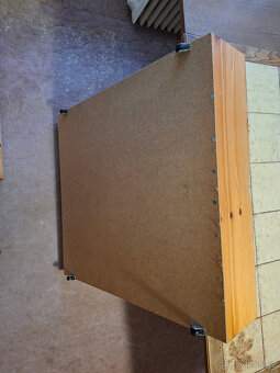 Dětská postel se zábranou + 2 úložné šuplíky - borovice - 6