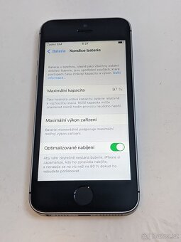 iPhone SE 32gb black. Baterie 97%. Záruka 6 měsíců. - 6