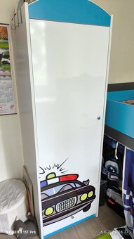 Modrý dětský pokoj jako nový - 6