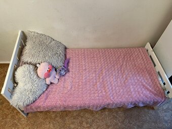 Dětská postel bílá a červená - 6