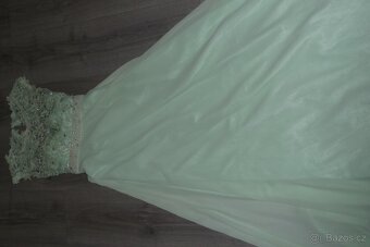 plesové společenské šaty vel. M - 6