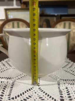 Keramický starožitný nočník - 6