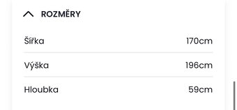 Šatní skříň 170 - 6