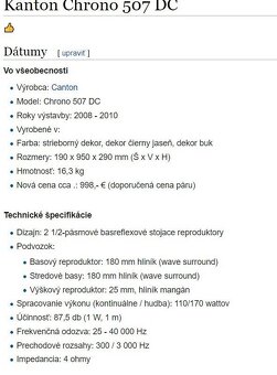 Canton Chrono 507 DC / Dovoz v cene : Brno, Praha ,Olomouc , - 6