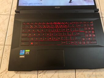 Herní notebook MSI katana gf-76 12ue rtx 3060 - 6