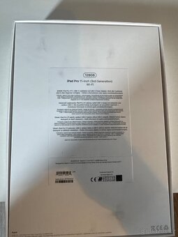 iPad Pro 11, 3. gen, 128 GB - TOP STAV - 6