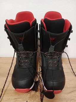 Boty na snowboard Gravity Recon Black/Red - 6