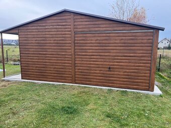 Plechová garáž 5,5x6m - 6
