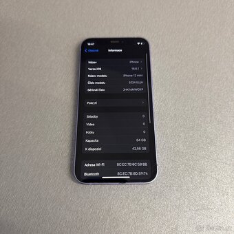 iPhone 12 mini 64GB purple, 12 měsíců záruka - 6