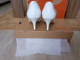 BAŤA Lodičky NOVÉ bílé/černé - 6