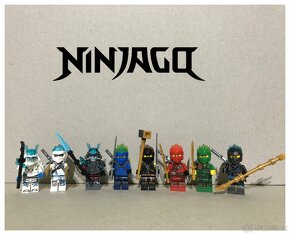 Figurky Ninjago - motorky (8ks) typ lego - nove - 6