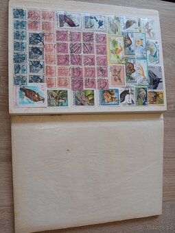 Staré pohlednice+album s poštovníma známkama - 6
