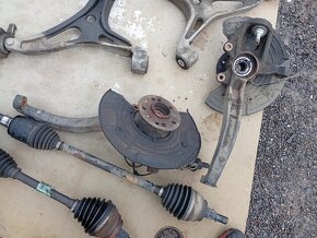 MERCEDES BENZ GL X164, W164 PŘEDNÍ NÁPRAVA POLOOSY, TĚHLICE - 6