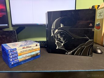 PS4 1TB Limited Star Wars edice + ovladač + hry - 6
