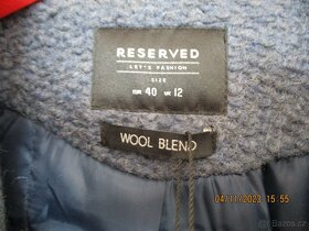 Zimní kabát Reserved- nový s visačkou - 6