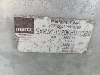 Přívěs MARTZ W/14/ZGV 3500kg - 6