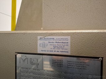 Ohraňovací list Darley EHP 110 31/25 z roku 1990 vč. 12.1270 - 6
