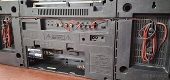 SANYO přenosný kazeťák double deck - 6