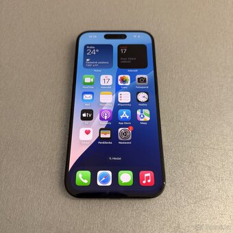 iPhone 15 Pro 256GB modrý, pěkný stav, 12 měsíců záruka - 6