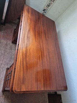 Starožitný luxusní psací stůl - prostorový - 6
