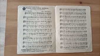 Zpěvník, písničky, retro, hudba, noty - 6