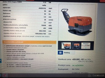 Vibrační deska ATLAS COPCO LH700 - 6