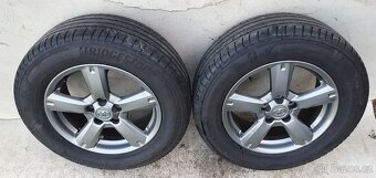 Alu kola Toyota RAV4 17" 5x114,3, letní Bridgestone 7mm - 6