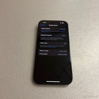 iPhone 15 Pro 128GB, 100% baterie, 12 měsíců záruka - 6