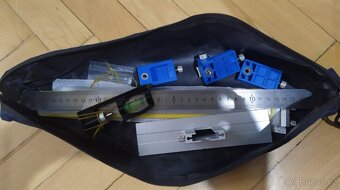 Vrtací šablona na úchytky + úhelníkové měřidlo s vodováhou - 6