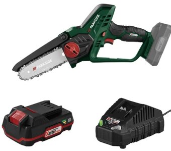 Aku řetězová pila Parkside V20 do ruky s baerií a nabíječkou - 6