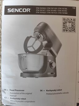 „Sencor Kitchen Master STM 7878BK – kuchyňský robot s příslu - 6