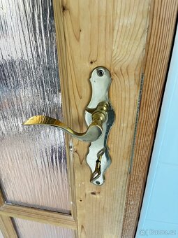 Interiérové masivní dveře prosklené - 6