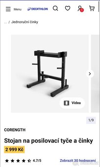 Stojan na činky CORENGTH - 6