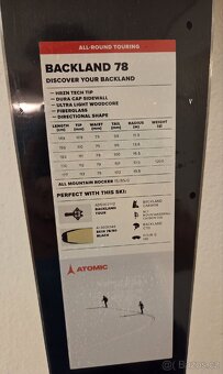 Skialpový set atomic backland 78 170cm - 6