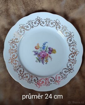 Retro porcelánové talíře - 6