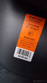 Autosedačka Römer King 9-18 kg - 6