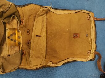 Wehrmacht - tele s širokými popruhy Tornister M34 - 6