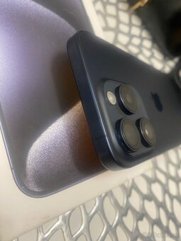 iPhone 15 Pro 128 GB – Blue Titanium – TOP STAV - 6