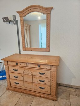 Celodřevěná ložnice ručně řezaná viz poslední foto - 6