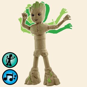 Marvel - Interaktivní, akční figurka Groot. Se zvuky a tance - 6