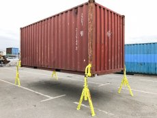 Přídavné nohy na lodní kontejner - překládání kontejneru č.1 - 6