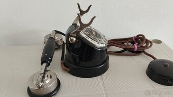 Starý telefon TELEGRAFIA z roku 1927 tzv.kopýtko - 6