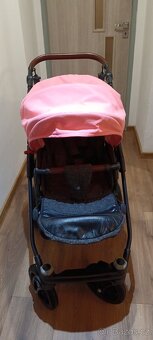 Kočárek babylux optimal růžový - 6